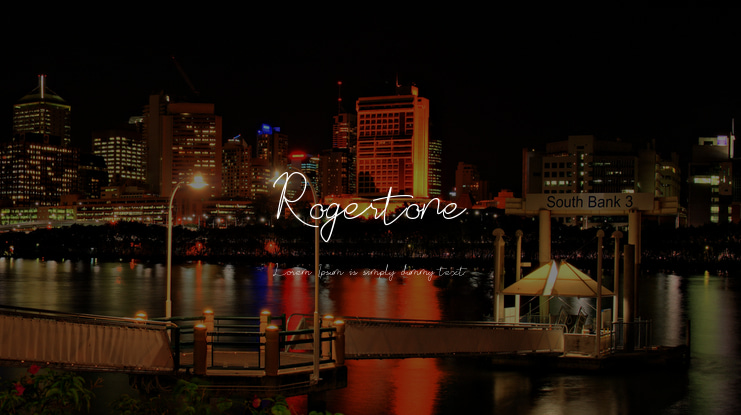 Rogertone Font