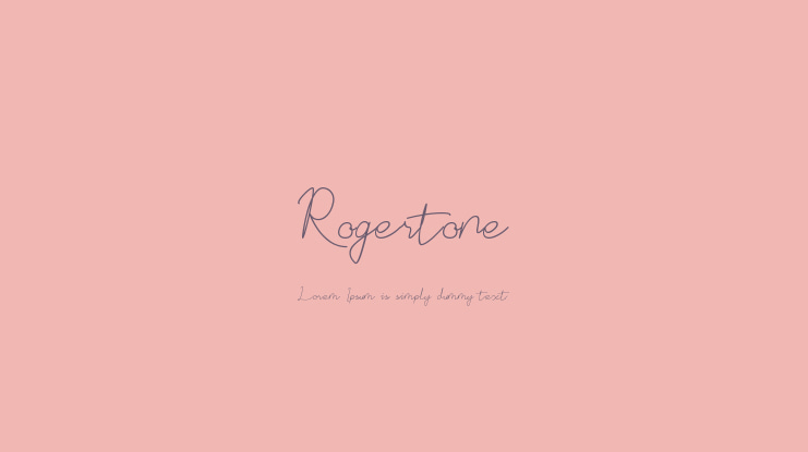 Rogertone Font