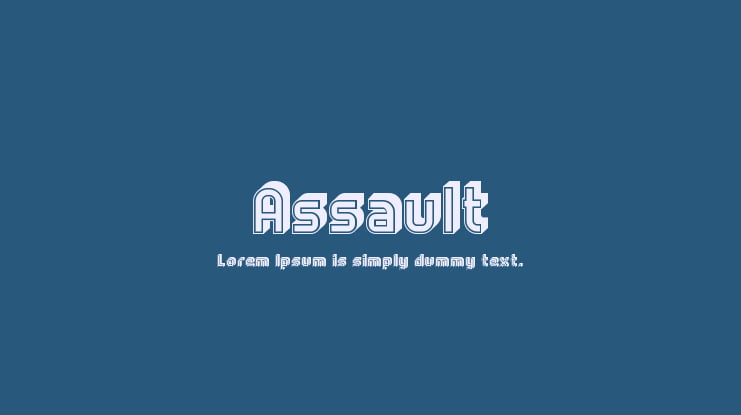 Assault Font