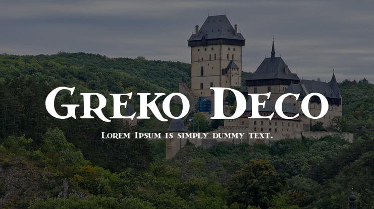Greko Deco Font Family