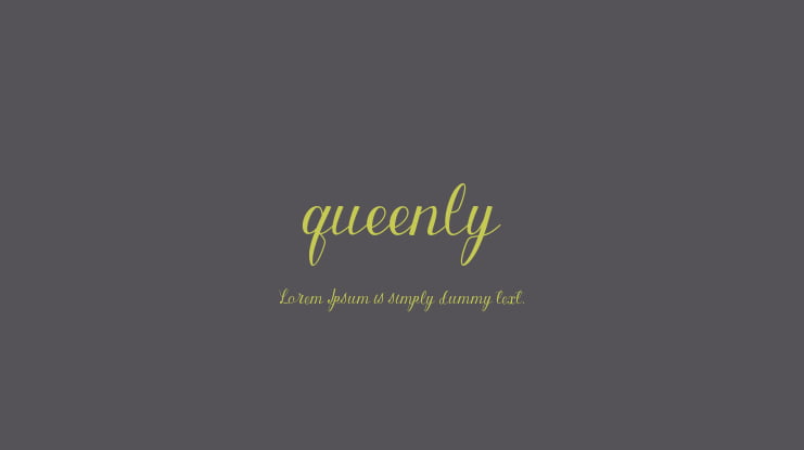 queenly Font