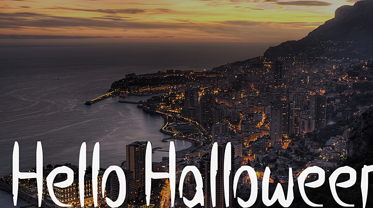 Hello Halloween Font