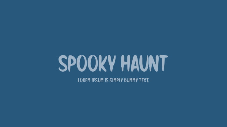 Spooky Haunt Font