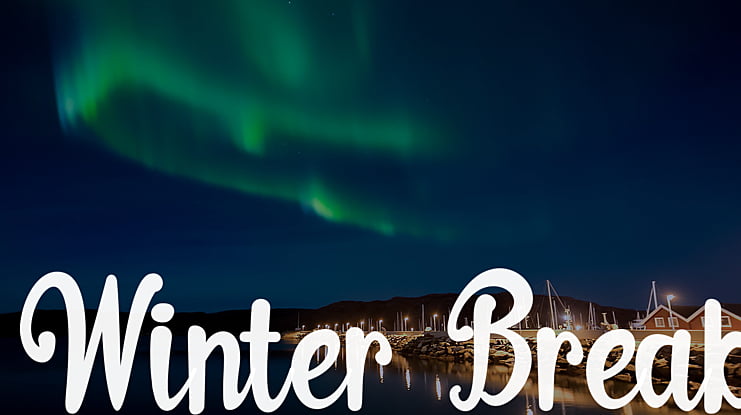 Winter Break Font