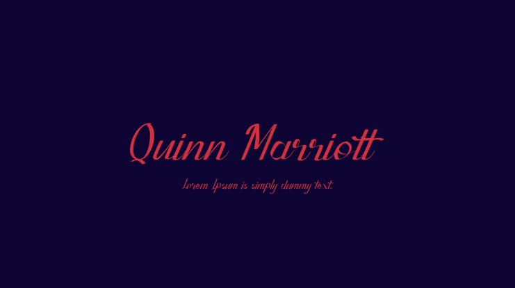 Quinn Marriott Font