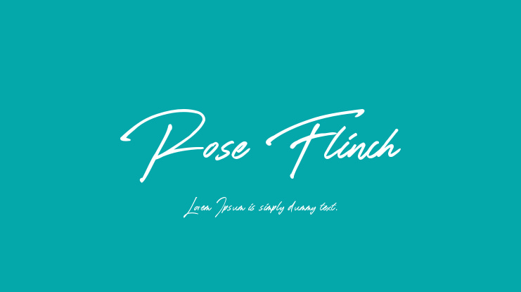 Rose Flinch Font
