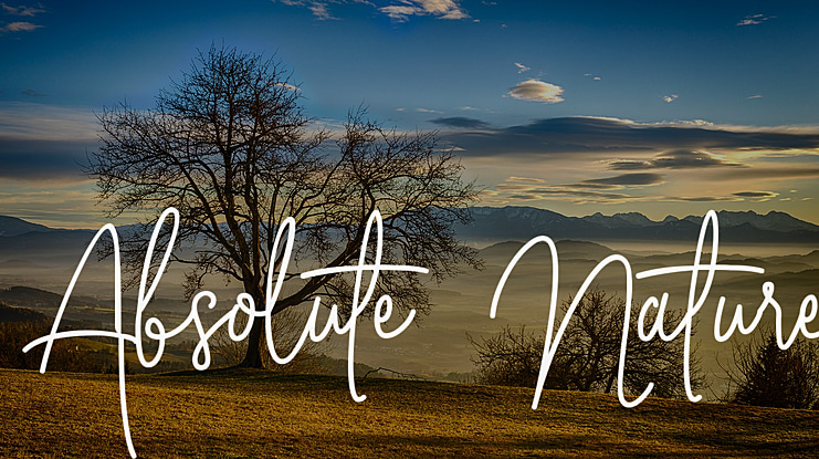 Absolute Nature Font
