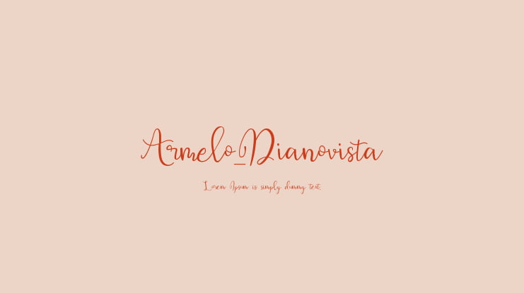 Armelo_Dianovista Font