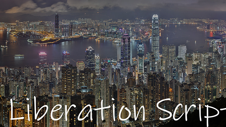 Liberation Script Font