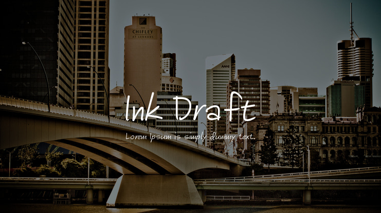 Ink Draft Font