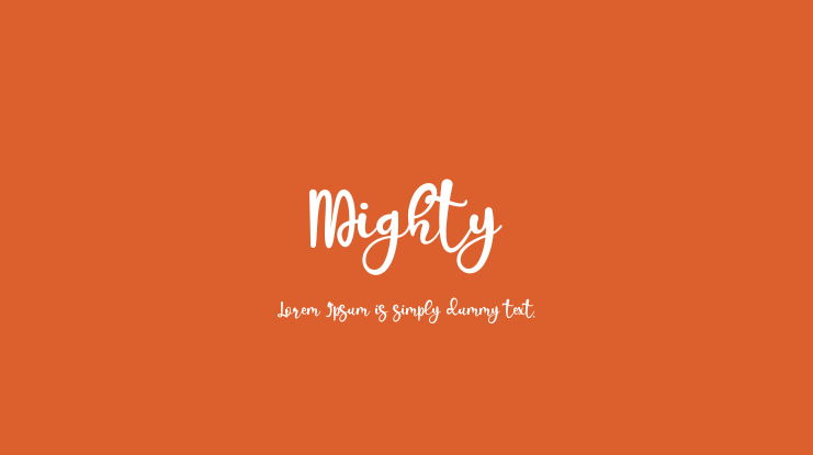 Mighty Font
