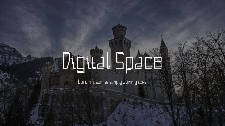 Digital Space Font