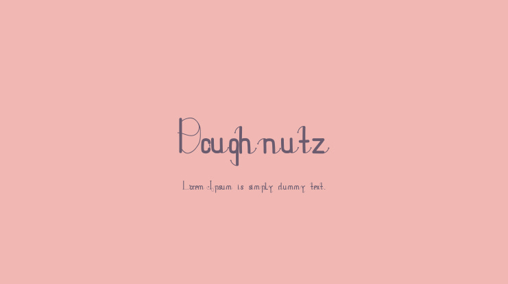 Doughnutz Font