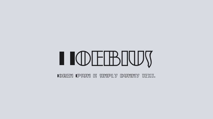 Moebius Font