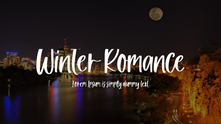 Winter Romance Font
