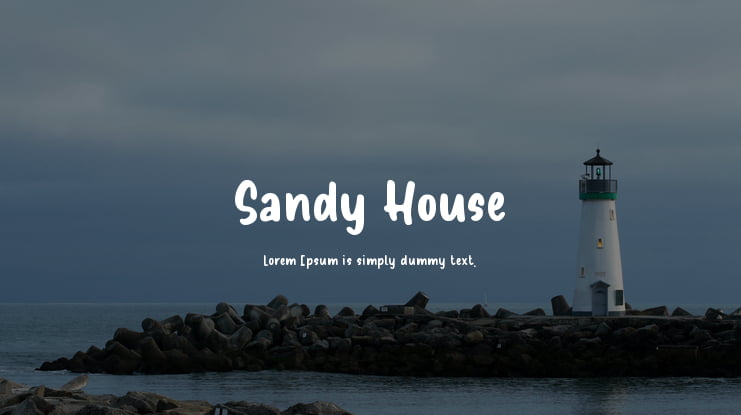 Sandy House Font