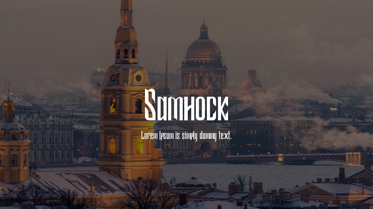 Samhock Font Family