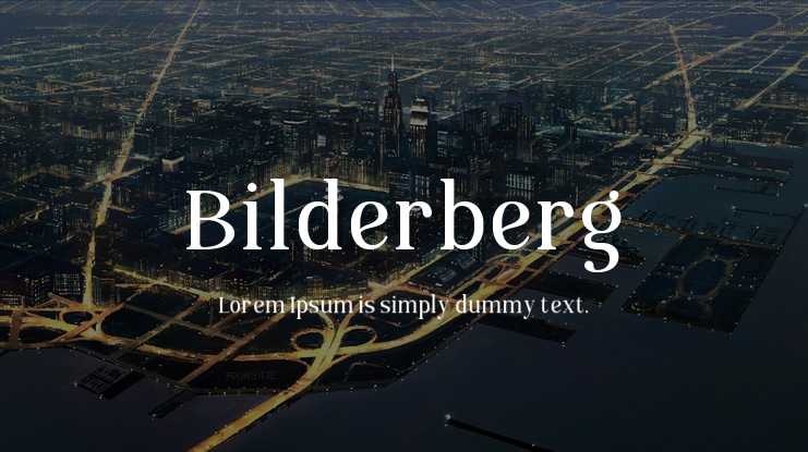 Bilderberg Font
