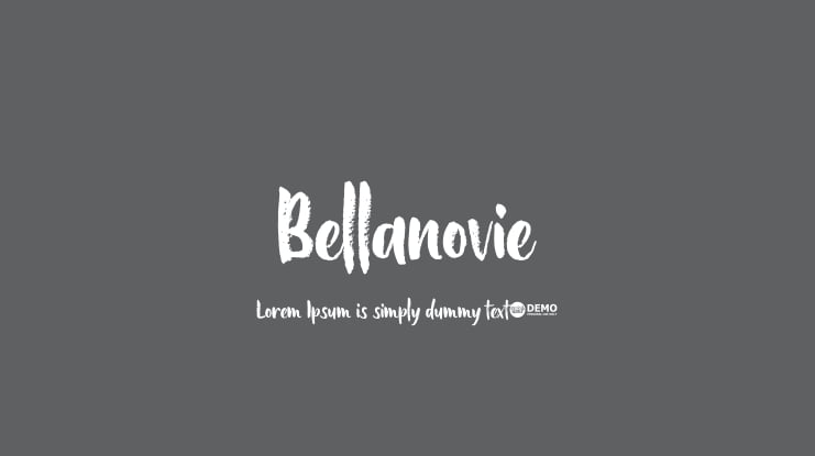 Bellanovie Font