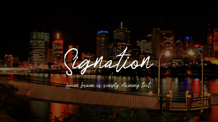 Signation Font