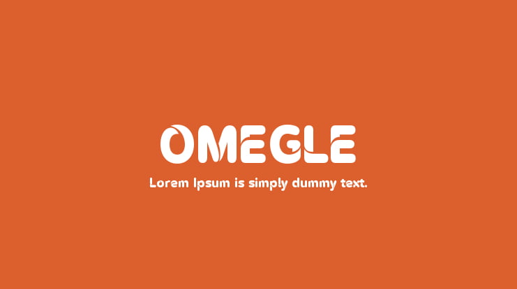 OMEGLE Font