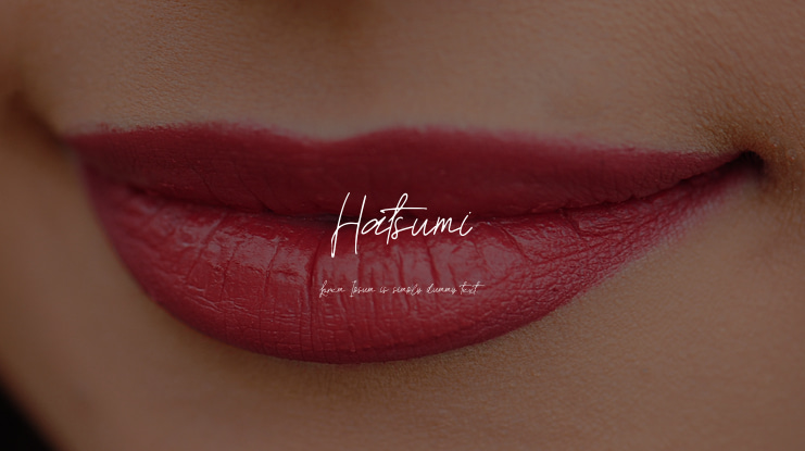 Hatsumi Font