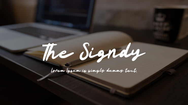 The Signdy Font
