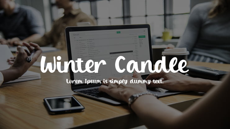 Winter Candle Font