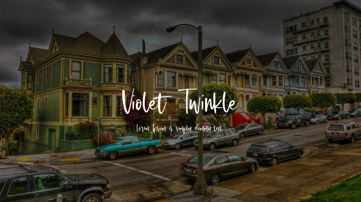 Violet Twinkle Font