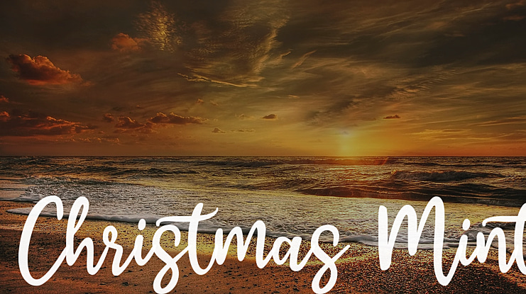 Christmas Mint Font