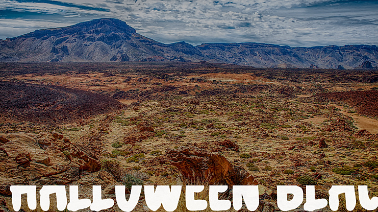 halloween black Font Family