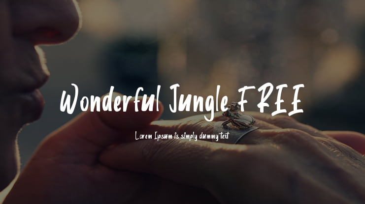 Wonderful Jungle FREE Font