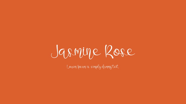 Jasmine Rose Font