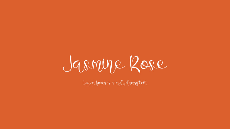 Jasmine Rose Font