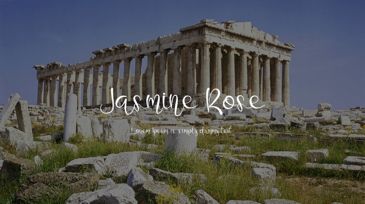 Jasmine Rose Font