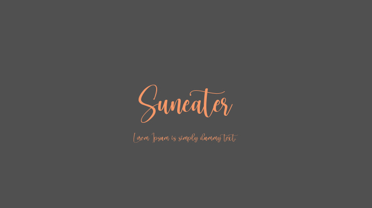 Suneater Font