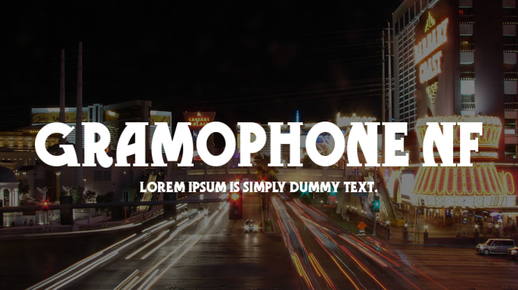 Gramophone NF Font