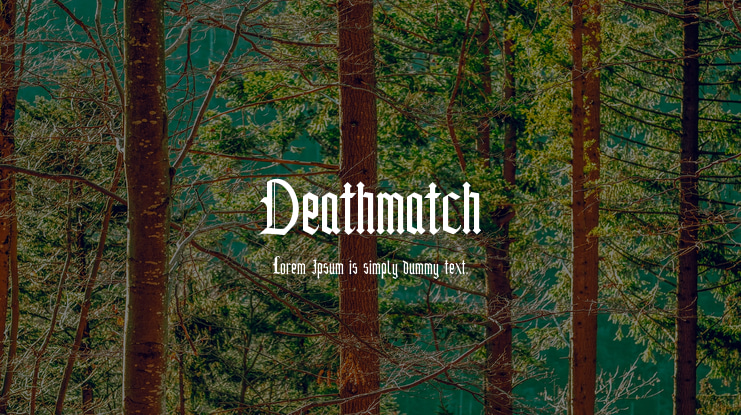 Deathmatch Font
