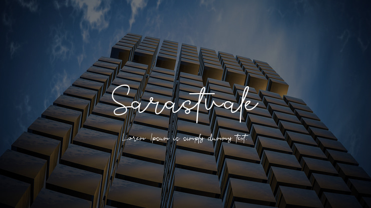 Sarastvale Font