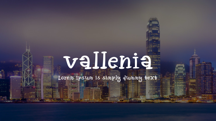 vallenia Font Family