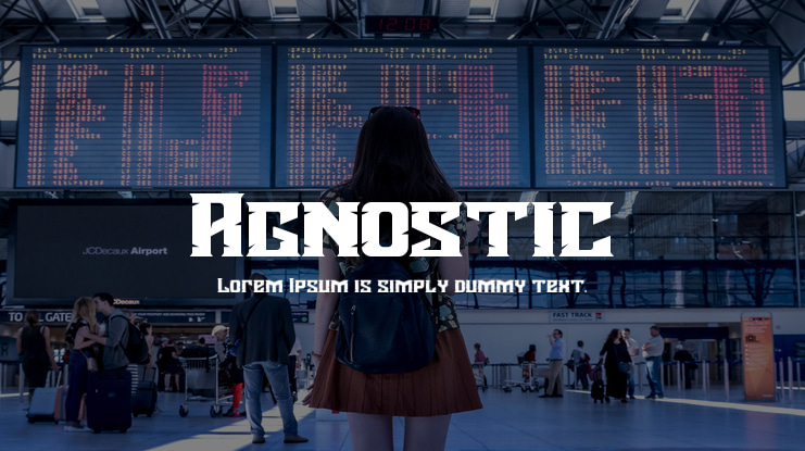 Agnostic Font Family