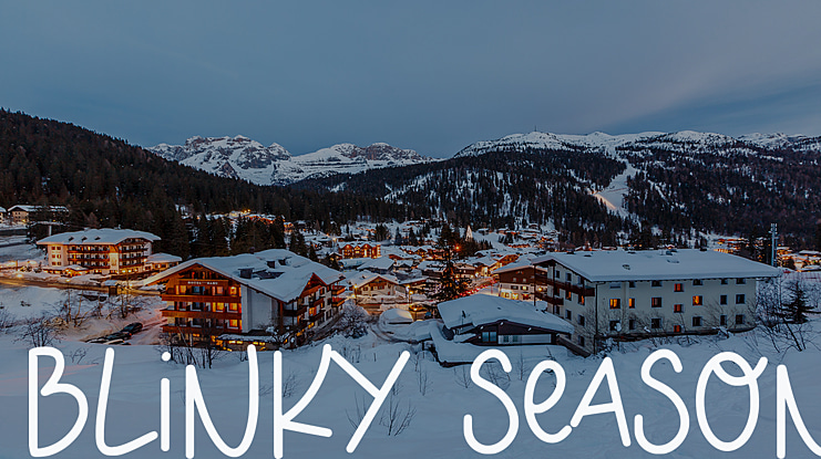 BLINKY SEASON Font