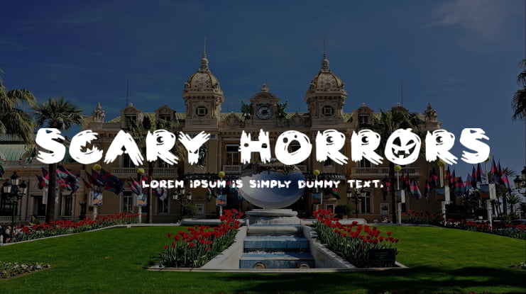 Scary HorrOrs Font Family