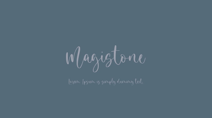 Magistone Font