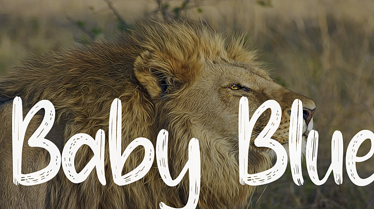 Baby Blue Font