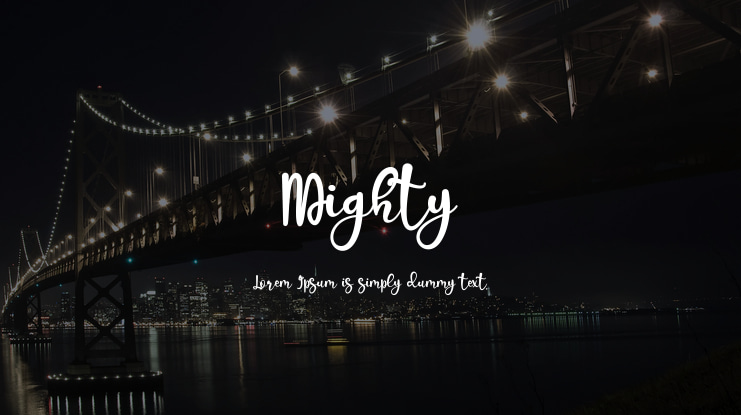 Mighty Font