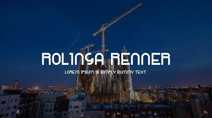 Rolinga Renner Font