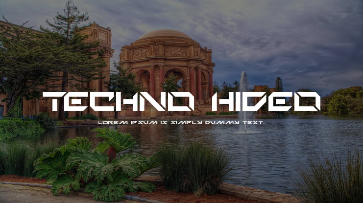 Techno Hideo Font Family