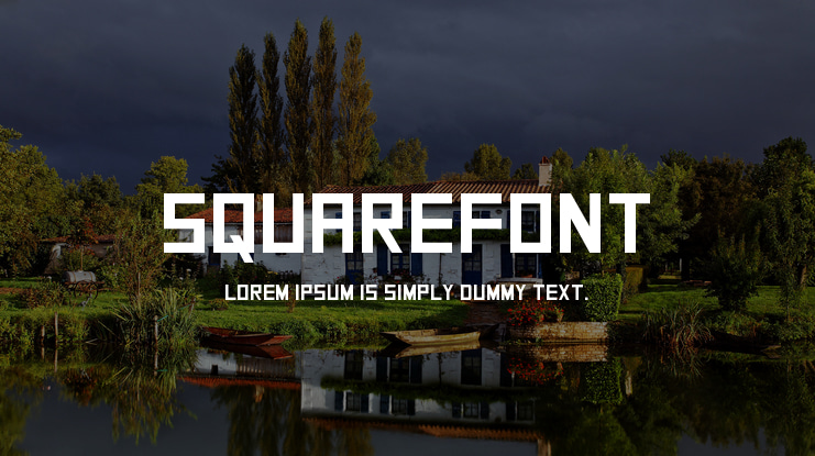 SquareFont Font Family