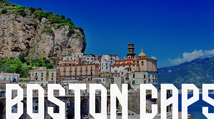 BOSTON CAPS Font
